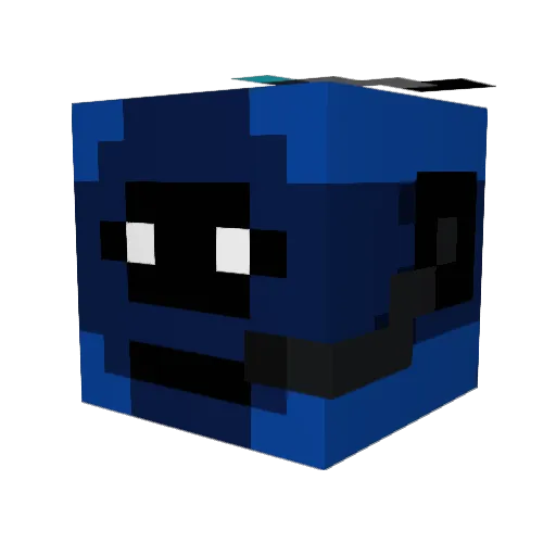 lordgretix Minecraft avatar head, 3D render
