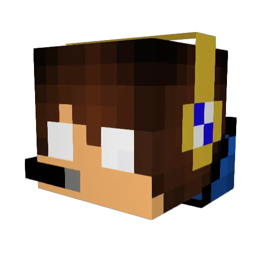 lordhelmchen23 Minecraft avatar head, 3D render
