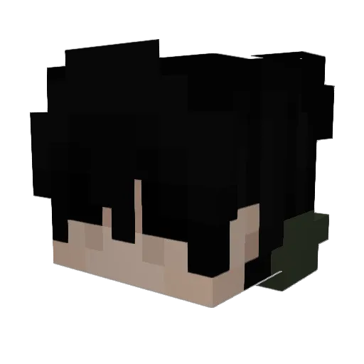lordhxs Minecraft avatar head, 3D render