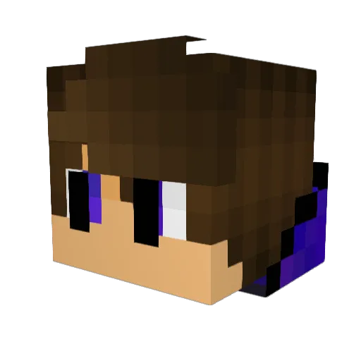 lorditachi123 Minecraft avatar head, 3D render
