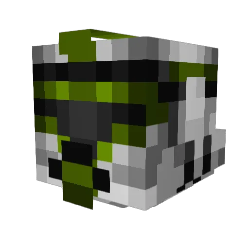 lordmartini Minecraft avatar head, 3D render