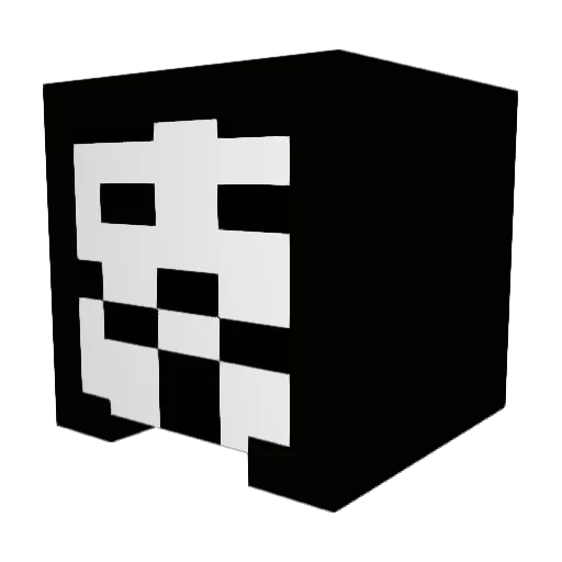 lordmeyer Minecraft avatar head, 3D render