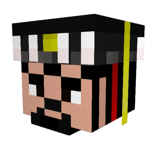 lordmiki99 Minecraft avatar head, 3D render