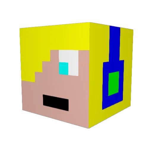 lordmine88 Minecraft avatar head, 3D render
