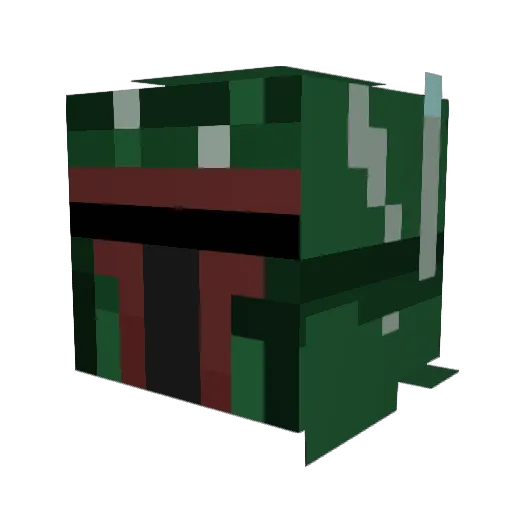 lordmokka Minecraft avatar head, 3D render