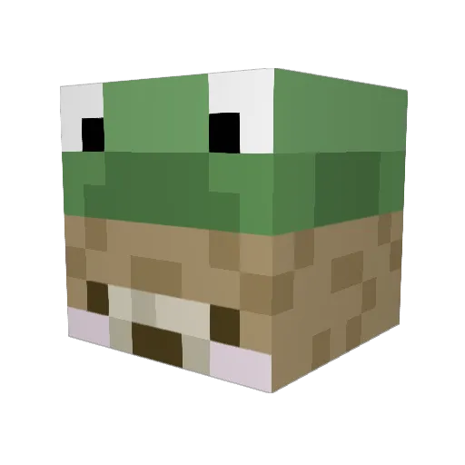 lordmoron69 Minecraft avatar head, 3D render