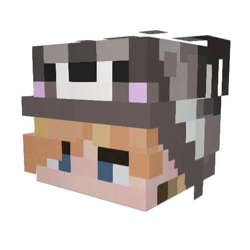 lordpatrik Minecraft avatar head, 3D render