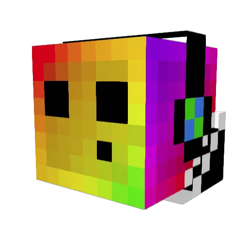 lordpouwer Minecraft avatar head, 3D render