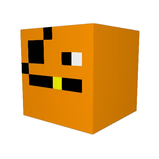 lordpugapug Minecraft avatar head, 3D render