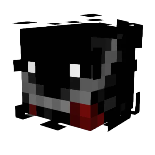 lordsbinder Minecraft avatar head, 3D render