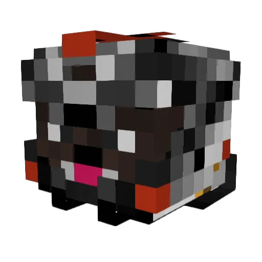 lordsideblaze587 Minecraft avatar head, 3D render