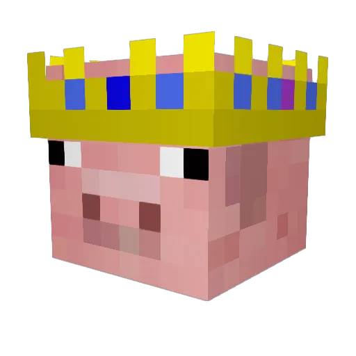lordsidney Minecraft avatar head, 3D render