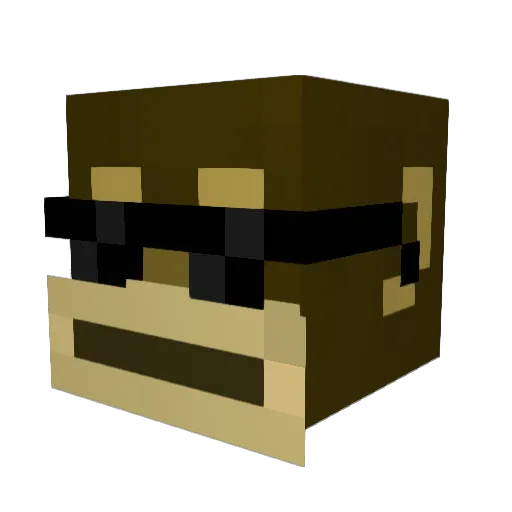 lordsippy Minecraft avatar head, 3D render