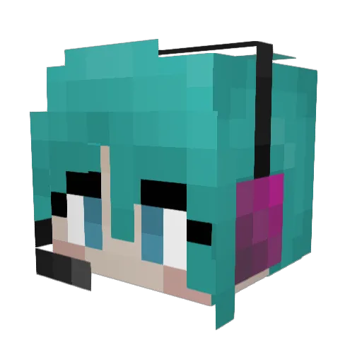 lordslibby Minecraft avatar head, 3D render