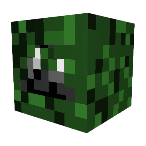 lordworm2000 Minecraft avatar head, 3D render