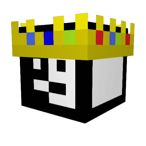 lordyusme1 Minecraft avatar head, 3D render