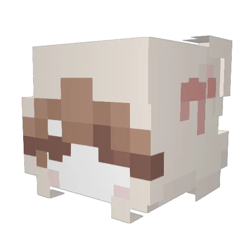 lorechin Minecraft avatar head, 3D render