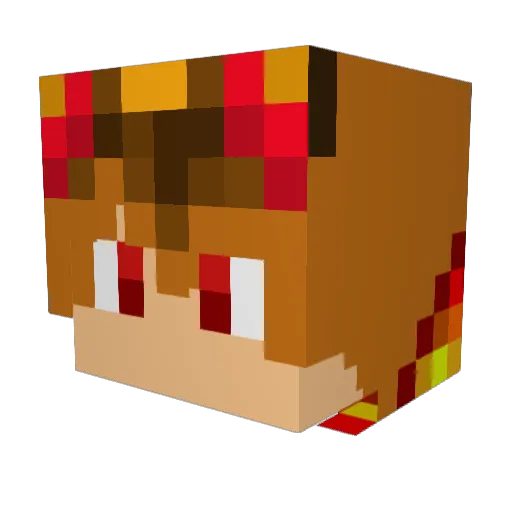 lorembrose Minecraft avatar head, 3D render