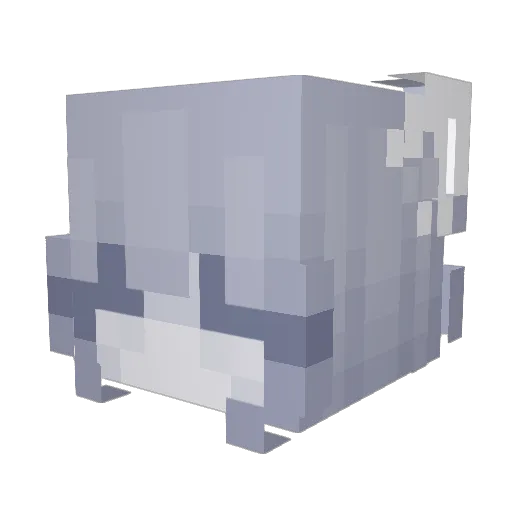 loremirelly Minecraft avatar head, 3D render