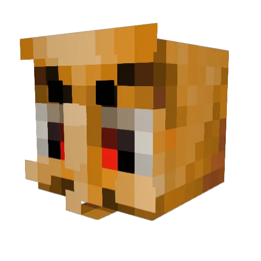 lorenzo0508 Minecraft avatar head, 3D render