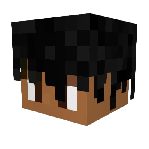 loretojr Minecraft avatar head, 3D render