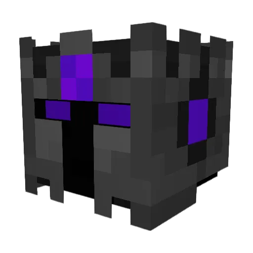 lorgar Minecraft avatar head, 3D render