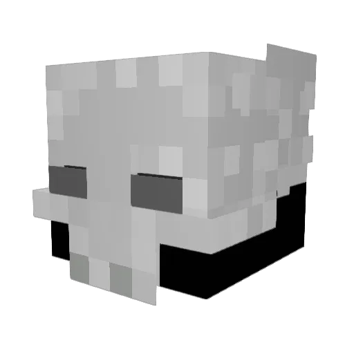 loro3k Minecraft avatar head, 3D render