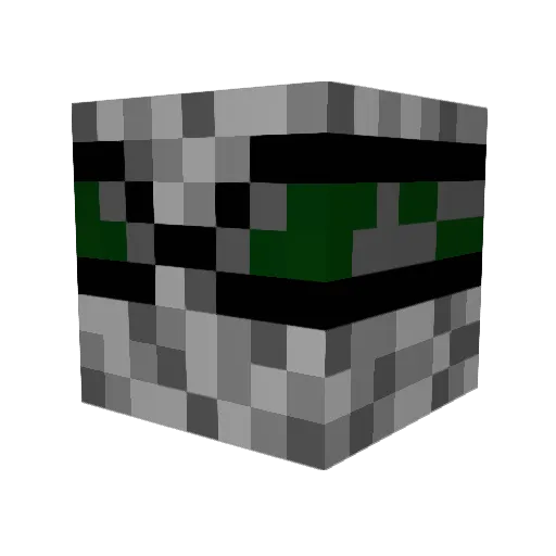 lororo125 Minecraft avatar head, 3D render