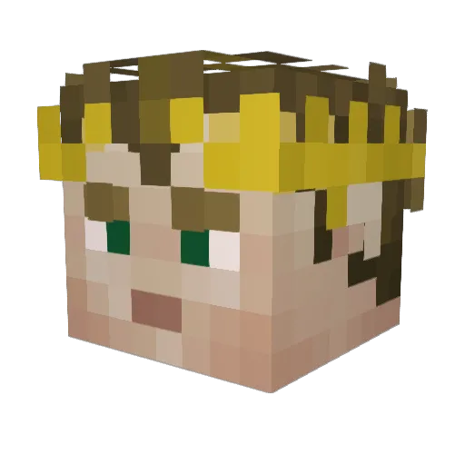 lory04 Minecraft avatar head, 3D render