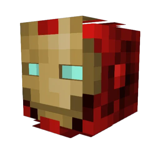 los_telerines Minecraft avatar head, 3D render