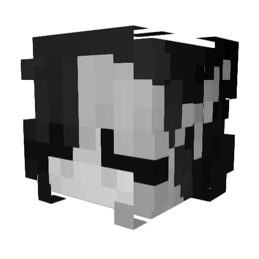 losehh Minecraft avatar head, 3D render