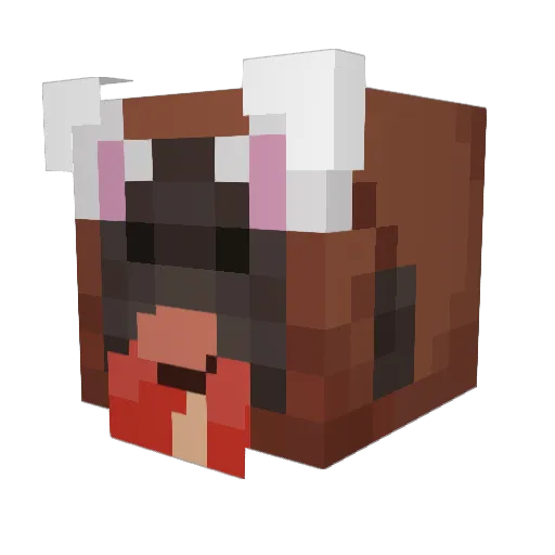 loser_cs Minecraft avatar head, 3D render