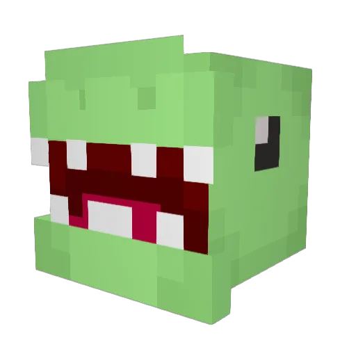 loserdad01 Minecraft avatar head, 3D render