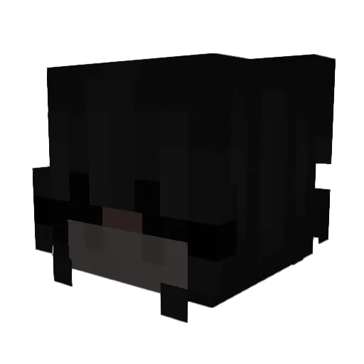 losermonologue Minecraft avatar head, 3D render
