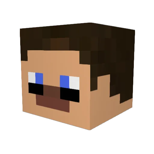 losky123 Minecraft avatar head, 3D render