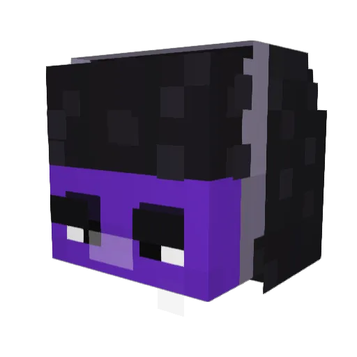 lostT0xin Minecraft avatar head, 3D render