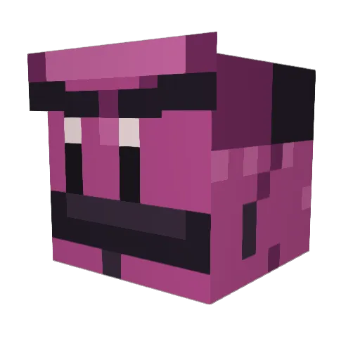 lost_courage Minecraft avatar head, 3D render