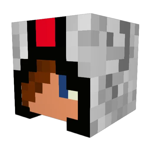 lost_player12312 Minecraft avatar head, 3D render