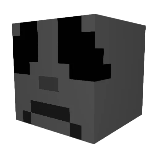 lostalex1 Minecraft avatar head, 3D render