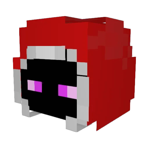 lostekg Minecraft avatar head, 3D render