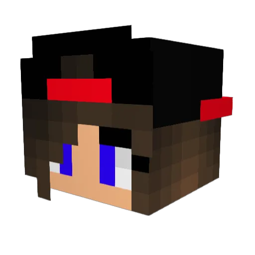 loster719 Minecraft avatar head, 3D render