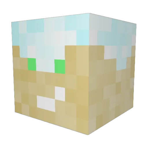 losti321 Minecraft avatar head, 3D render