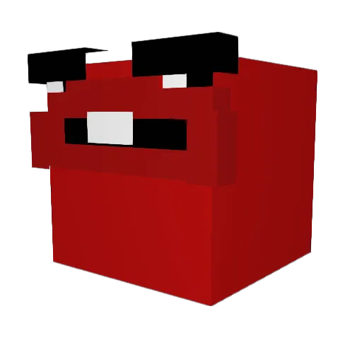 lostinharlem Minecraft avatar head, 3D render