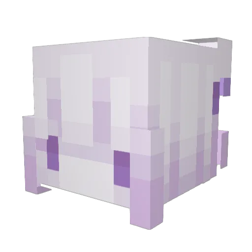 lostmiki Minecraft avatar head, 3D render