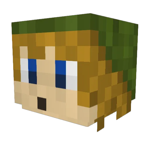 lostproph37 Minecraft avatar head, 3D render