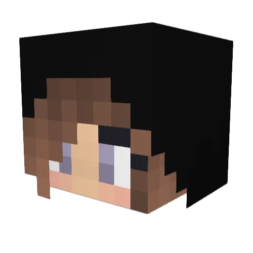 lostseasons Minecraft avatar head, 3D render