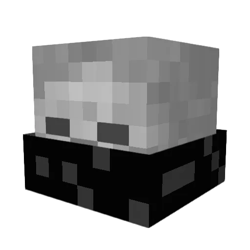 lothering Minecraft avatar head, 3D render