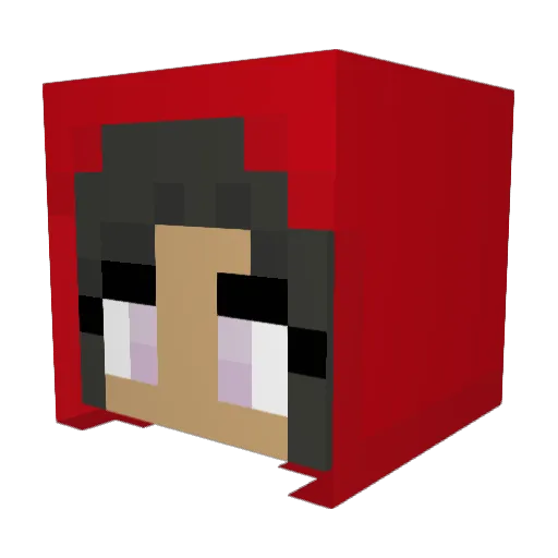 lothlorya Minecraft avatar head, 3D render