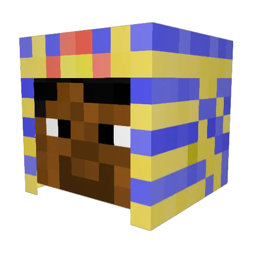 lotion241 Minecraft avatar head, 3D render
