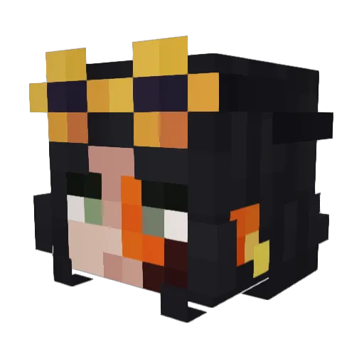 lotofbread Minecraft avatar head, 3D render